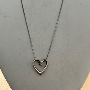 Sterling Silver Heart Pendant & Chain